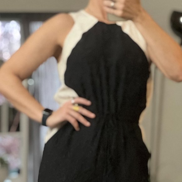 100% silk Parker 'Kaysha' jumpsuit sz M - Picture 6 of 12